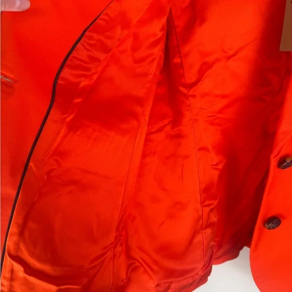 NWT Boden Classic Blazer Orange Women's Size 4P Career Business Office - Picture 4 of 12